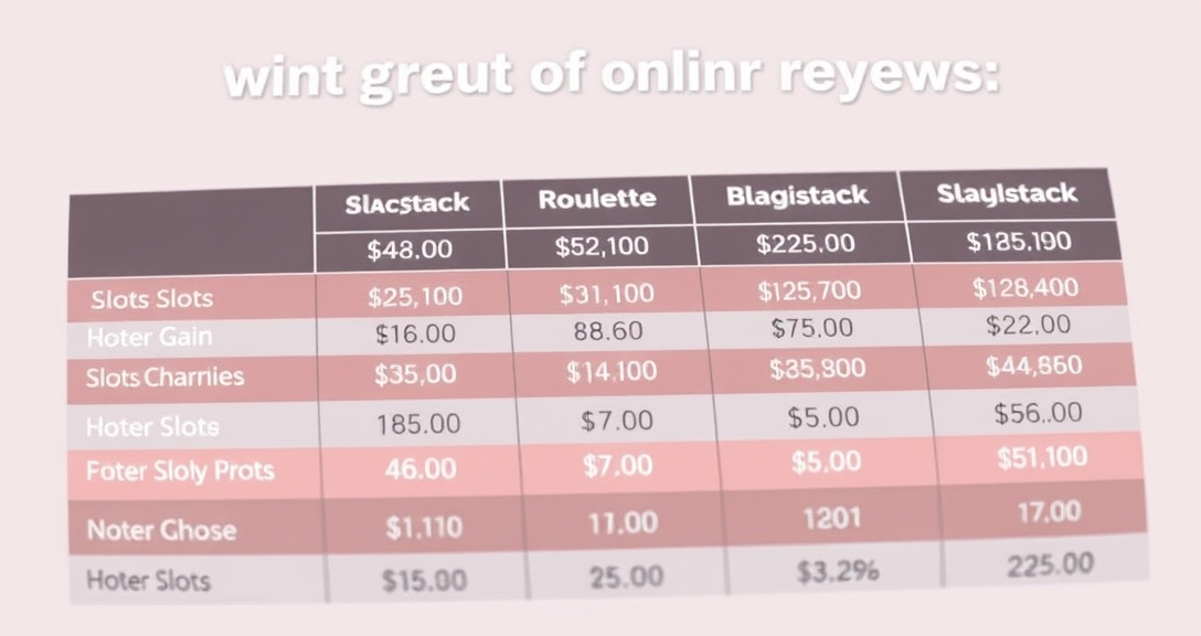 Comparison of RTP rates for different casino game categories.